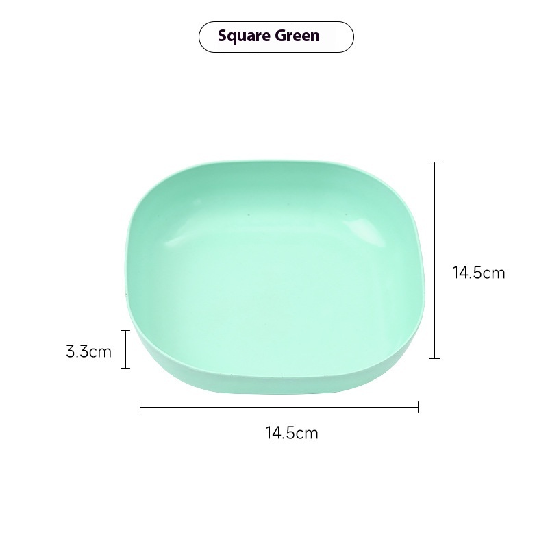 Title 4, Household Saucer Plastic Side Plate Snack Fruit...