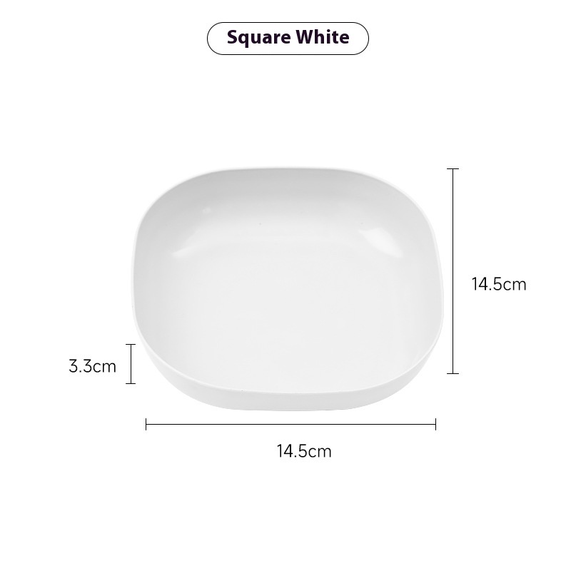 Title 5, Household Saucer Plastic Side Plate Snack Fruit...