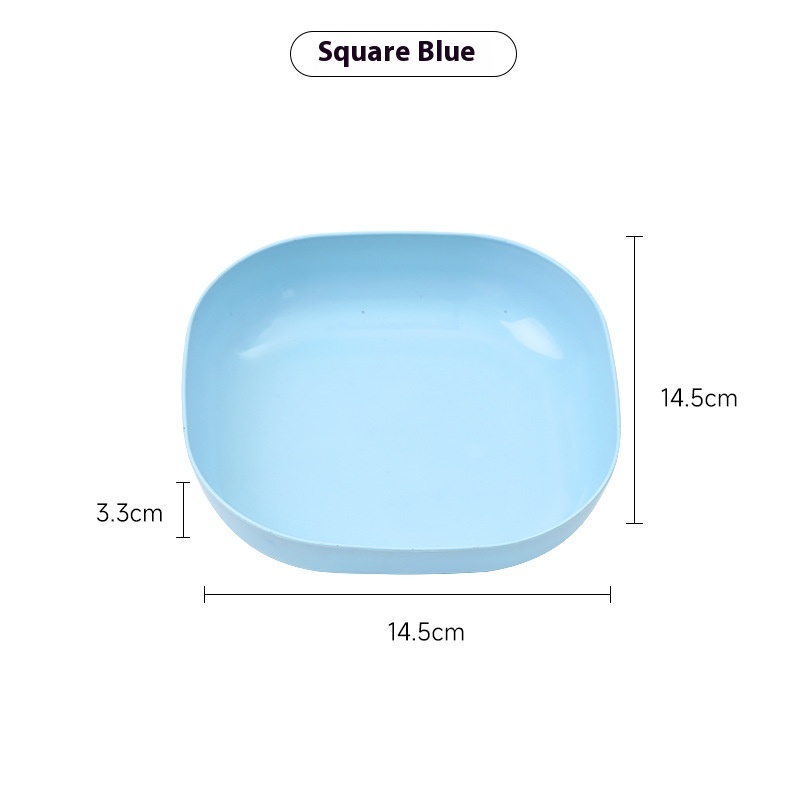 Title 6, Household Saucer Plastic Side Plate Snack Fruit...