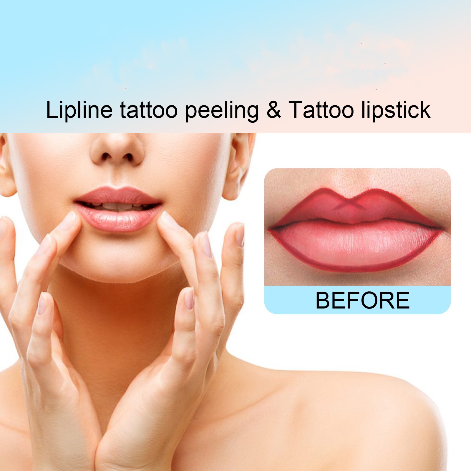 Title 2, Stripping Lip Liner Outline Waterproof Dudak Ka...