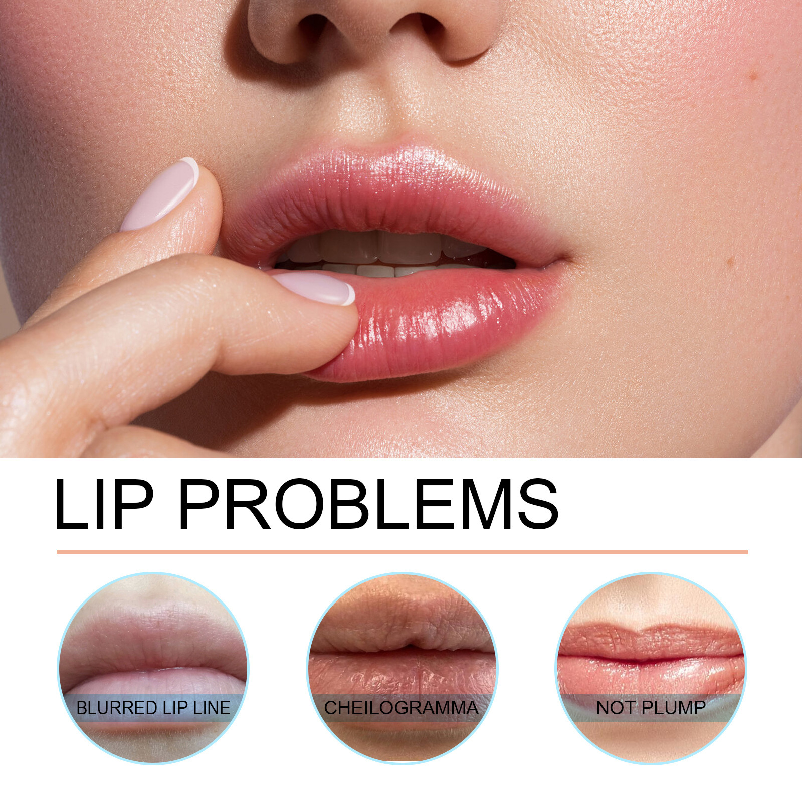 Title 4, Stripping Lip Liner Outline Waterproof Dudak Ka...