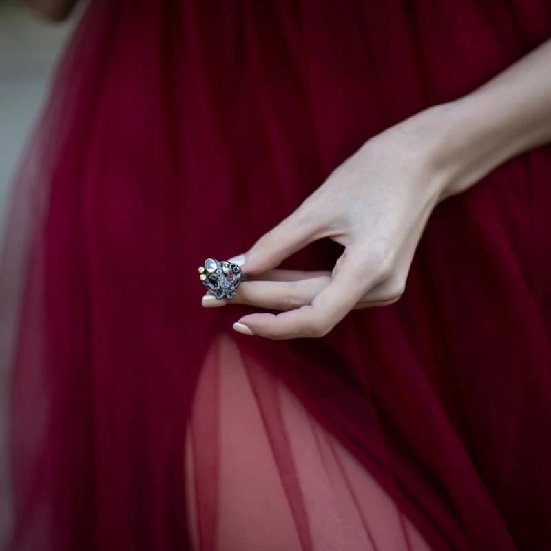 bague-pieuvre-argent-steampunk