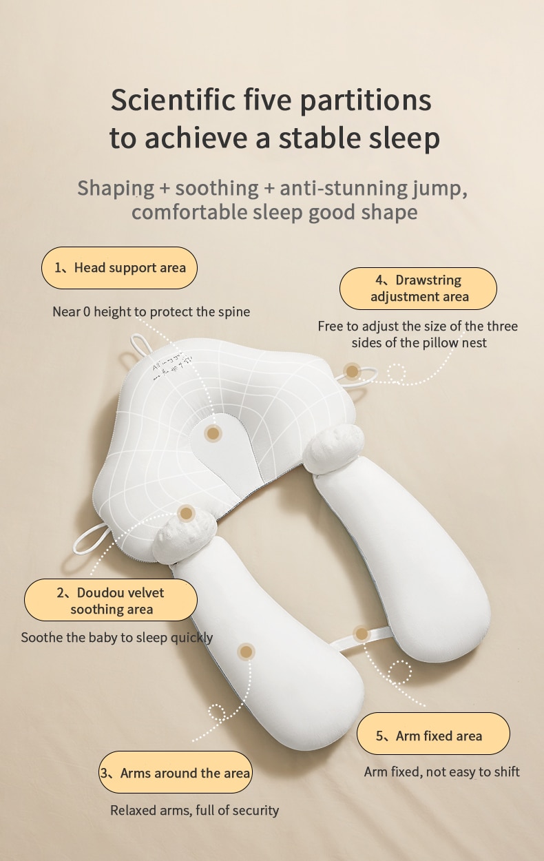 Baby Head Shaping Pillow for Flat Head Syndrome - Orthopedic | Dream