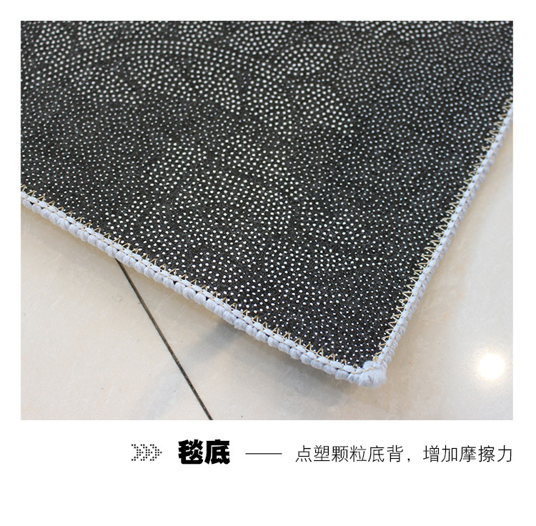 Title 6, Washable Letter Bathroom Absorbent Floor Mat