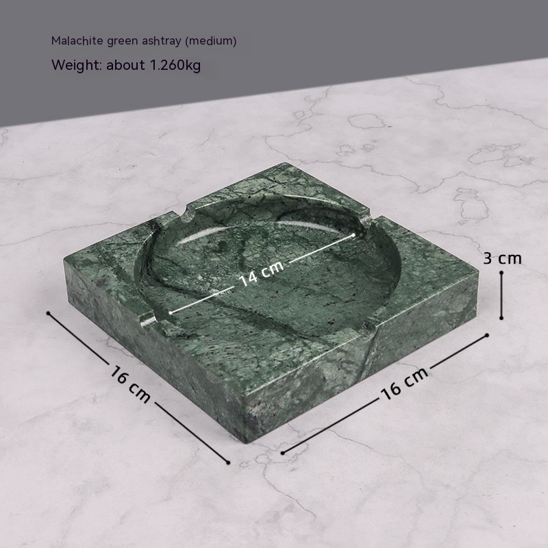 Title 1, Modern Minimalist Marble Ashtray Creative Perso...