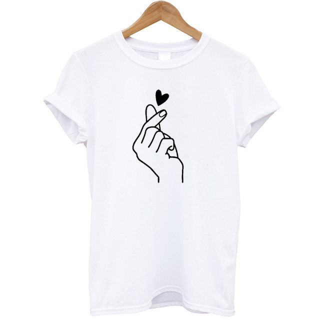 Title 2, Caring Hands ronde hals korte mouw T-shirt voor...