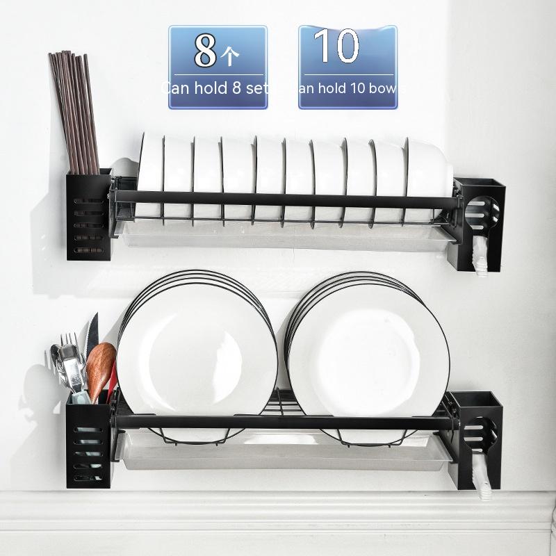 Title 3, Punch-free Kitchen Wall-mounted Dish Rack