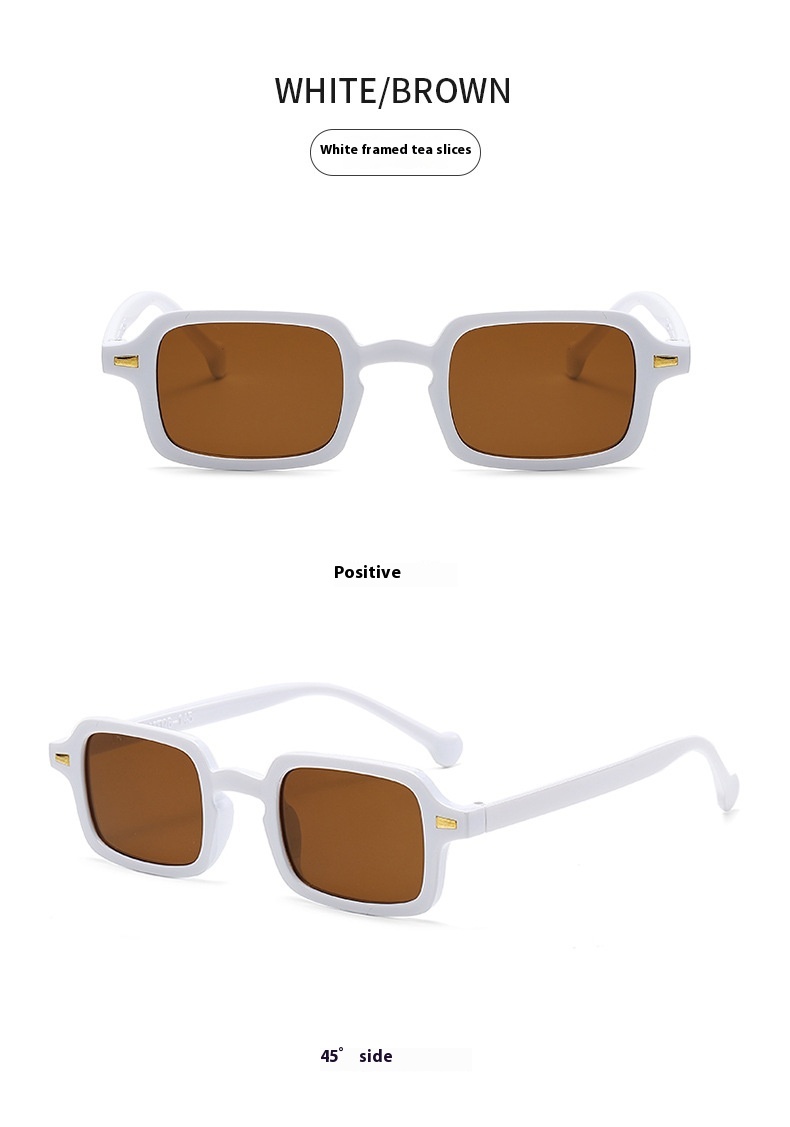 Title 2, Personality Sun-shade New Small Square Box Glasses