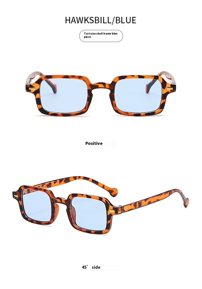 Title 9, Personality Sun-shade New Small Square Box Glasses