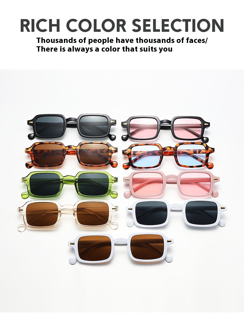 Title 10, Personality Sun-shade New Small Square Box Glasses