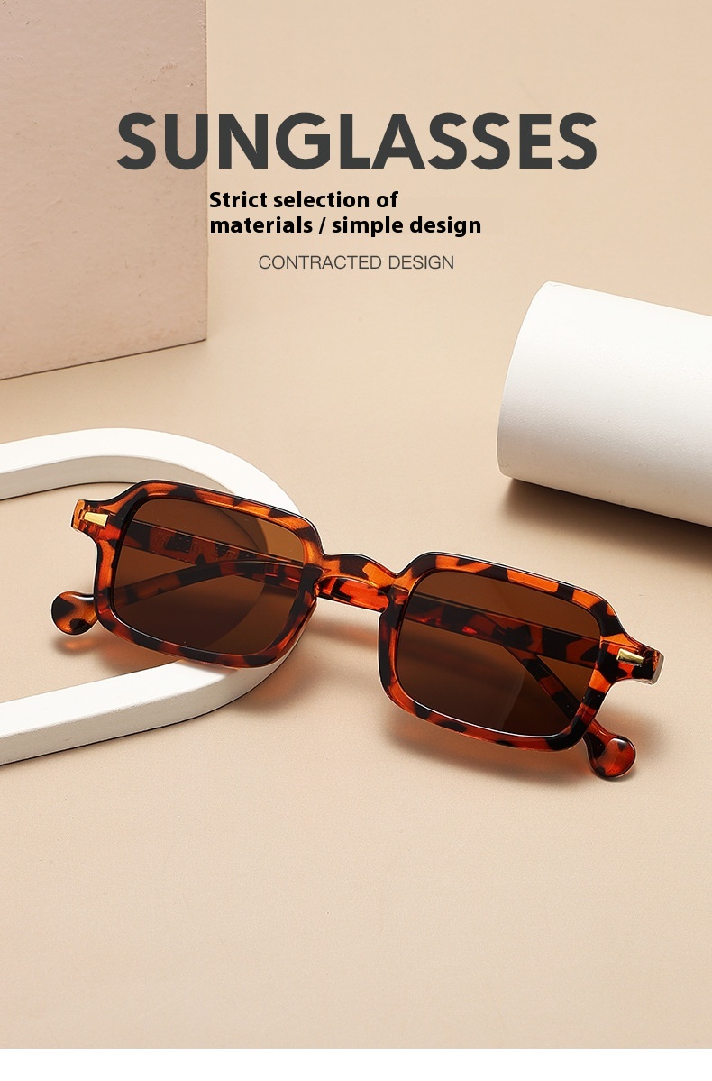 Title 13, Personality Sun-shade New Small Square Box Glasses