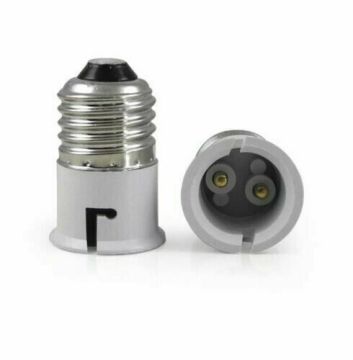 LED լամպի պատրոնի փոխակերպիչ ադապտեր E27/B22