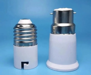 LED լամպի պատրոնի փոխակերպիչ ադապտեր E27/B22
