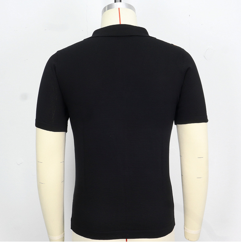 Title 2, Stitching Contrast Color Business Sweater Profe...