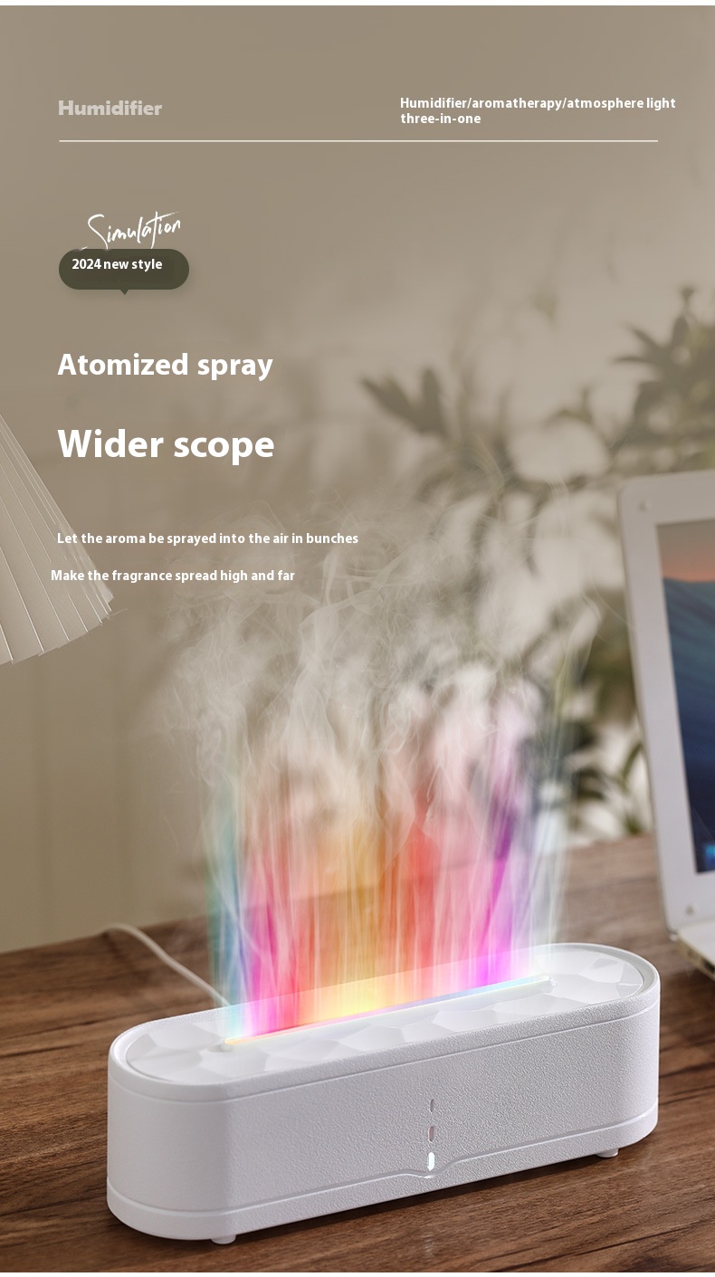 Rainbow Flame Aroma Diffuser - Large Capacity Humidifier | Dream Tech