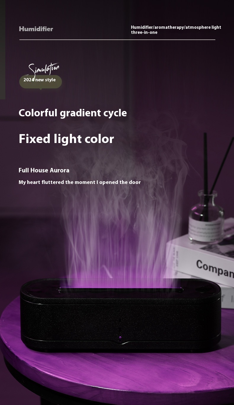 Rainbow Flame Aroma Diffuser - Large Capacity Humidifier | Dream Tech