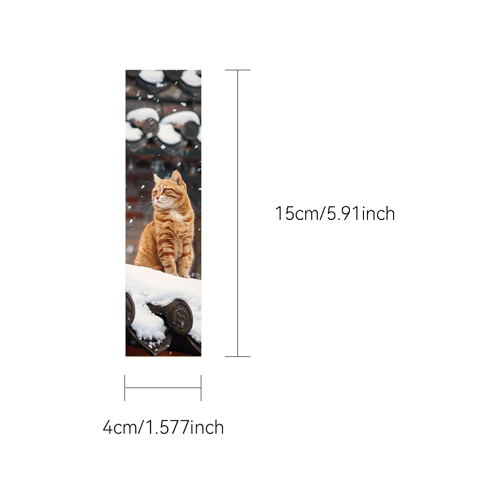 Title 1, Bookmark National Style Retro Kitten Student Bo...