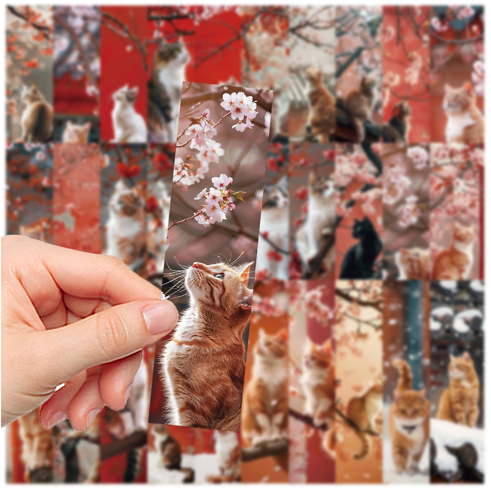 Title 5, Bookmark National Style Retro Kitten Student Bo...