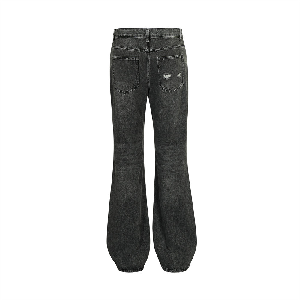 Title 15, Jeans Brancas Lavadas com Textura Masculinas Co...