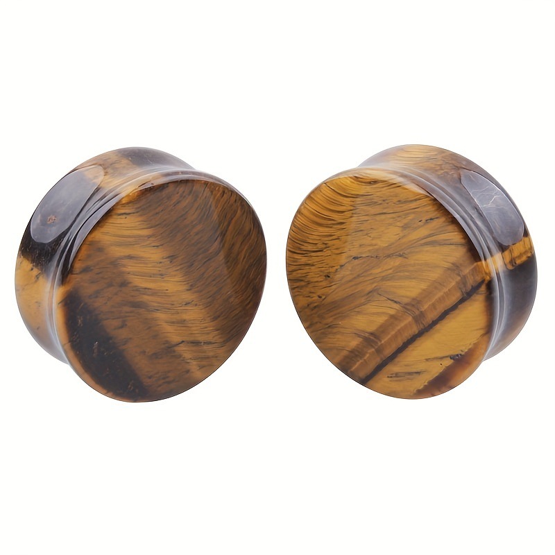 Title 2, Cross-border 1 Pair Red Tiger Stone Auricle Sto...