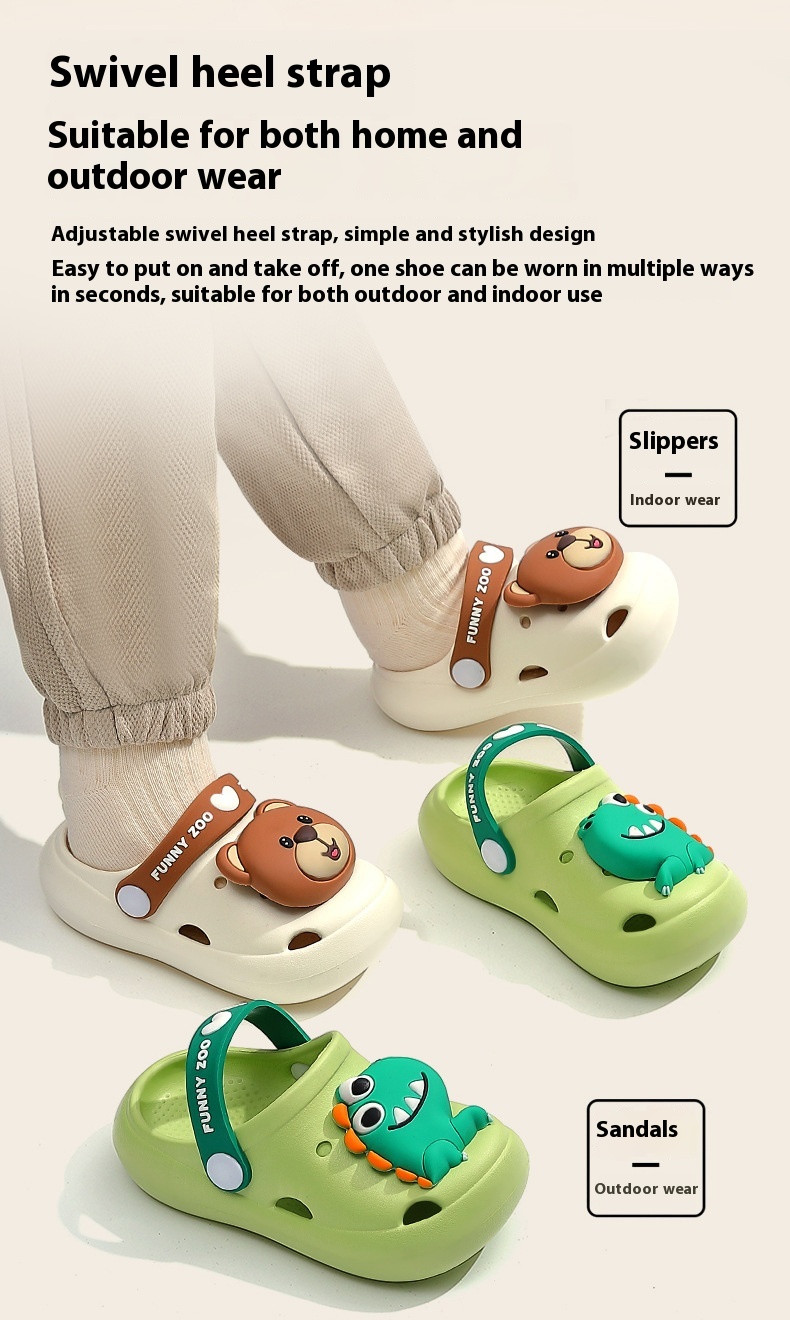 Title 5, Zomerslippers voor kinderen met cartoon, zachte...