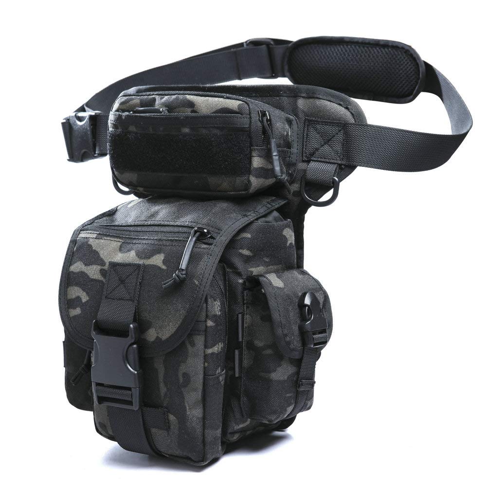 Sac Banane Tactique étanche YFNT Pour Mollet - Parfait Pour Vélo, Randonnée Et Activités Militaires