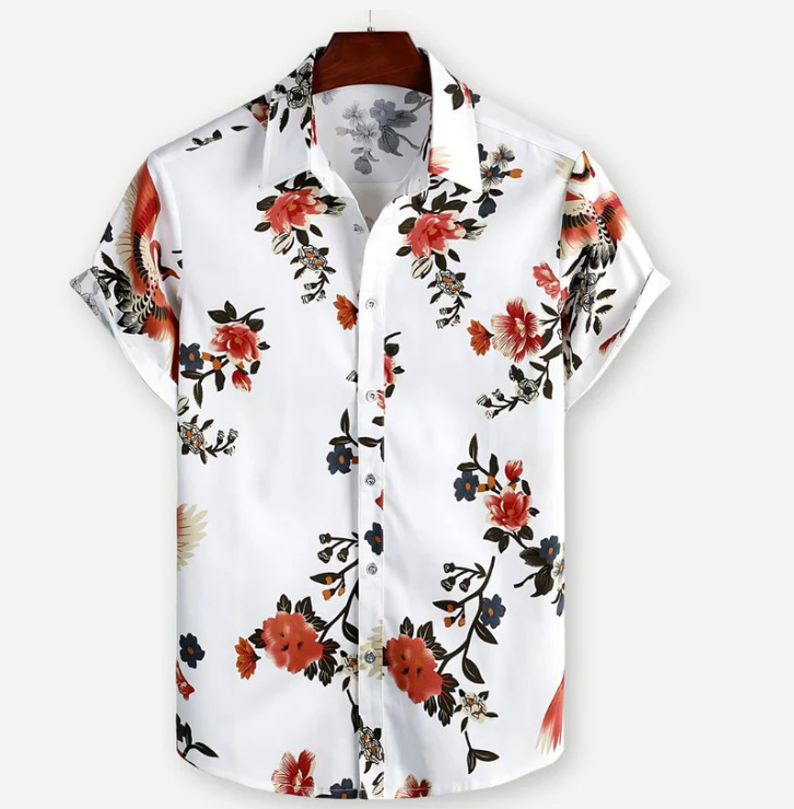 Title 6, Chemise Hawaïenne Grande Taille pour Homme Impr...