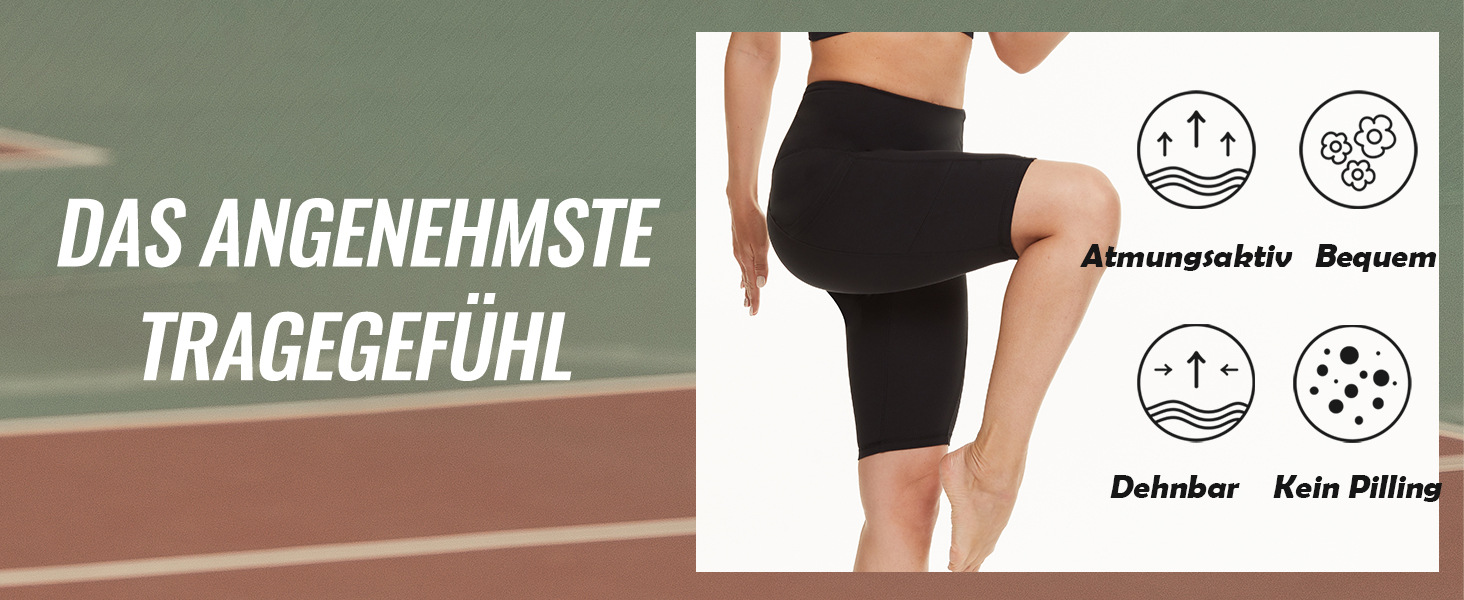 Title 2, Damen Sweatpants mit hoher Taille und fünf Tasc...