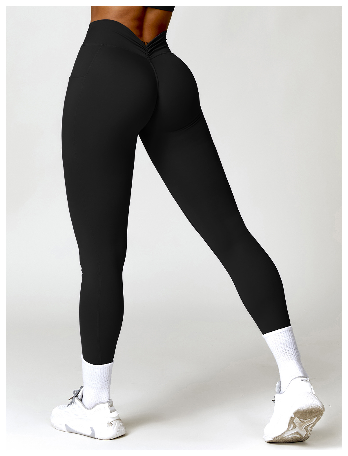 Title 2, Sneldrogende skinny yoga broek met hoge taille,...