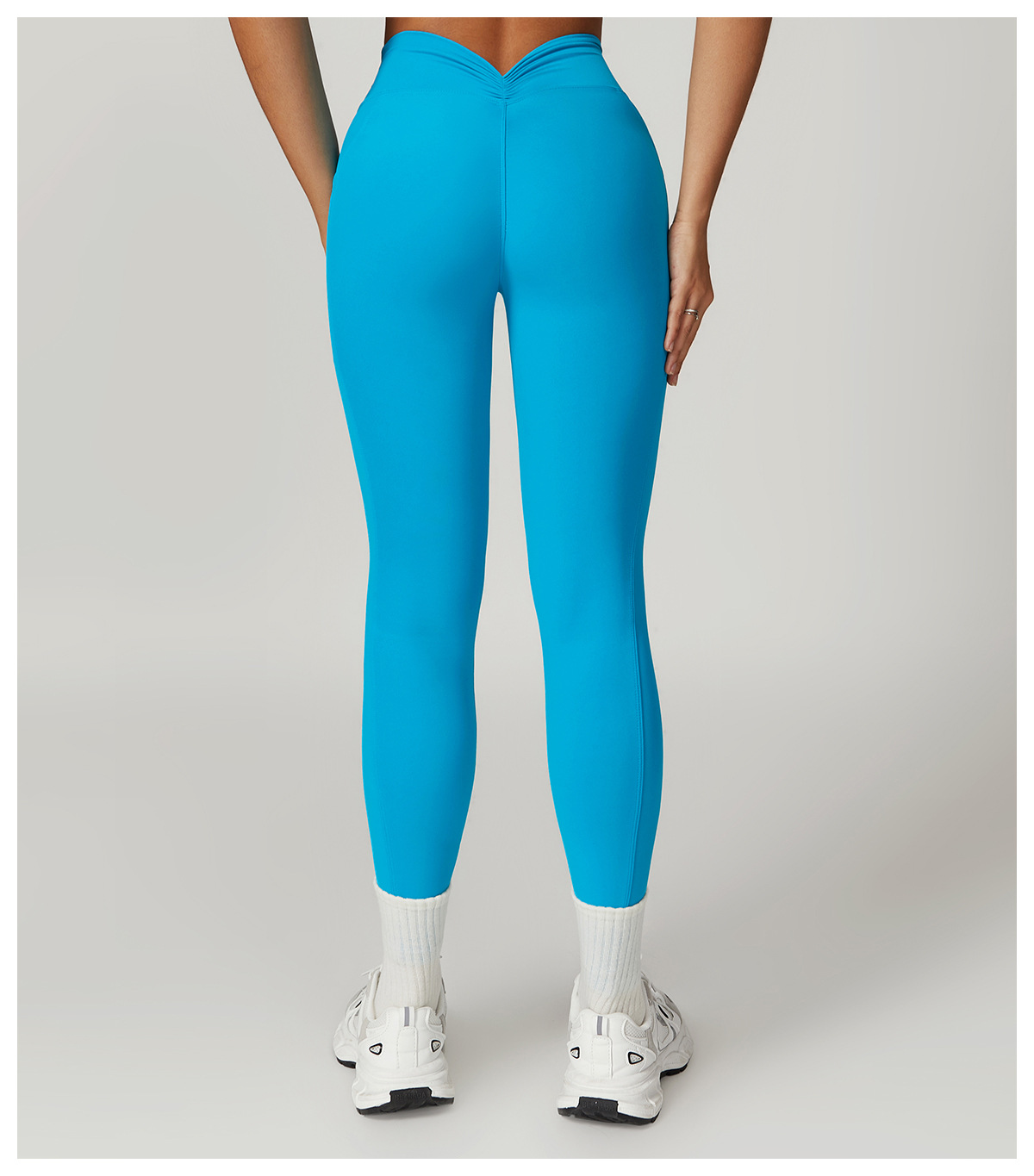 Title 20, Sneldrogende skinny yoga broek met hoge taille,...