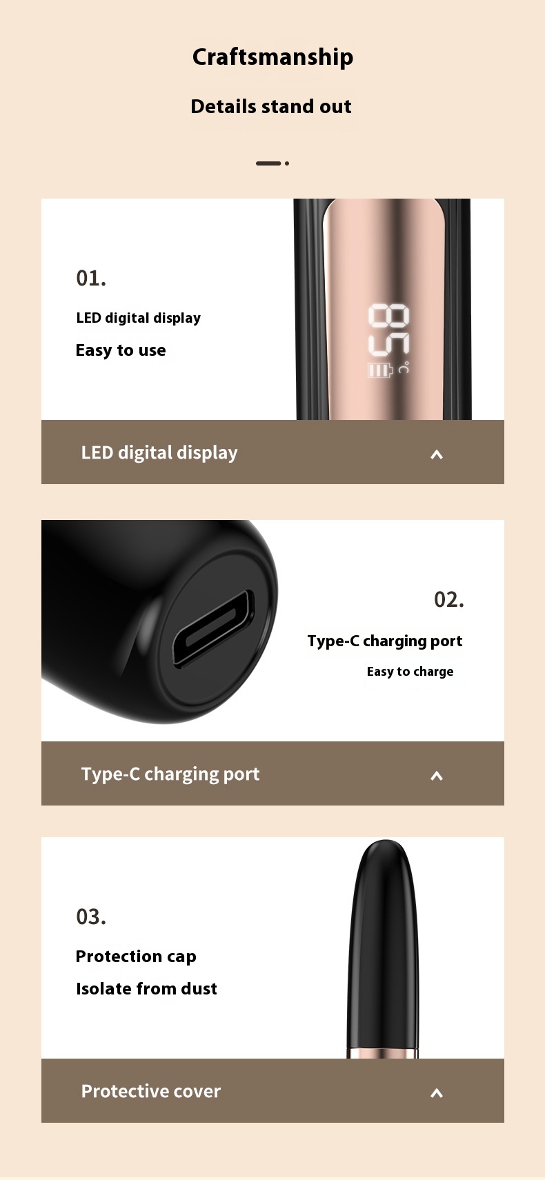 Title 13, Electric Eyelash Curler Hair Curler USB Charging