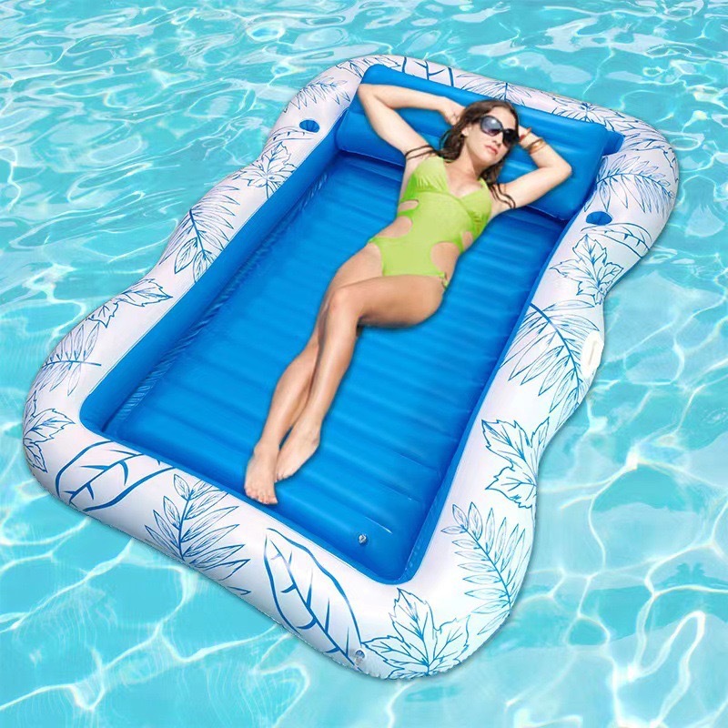 Title 7, Inflatable Swimming Pool Floating Boat Tanned S...