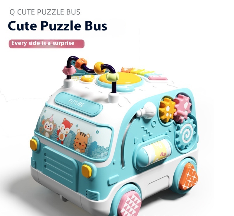 Title 2, Fun Puzzle Bus Rano obrazovanje Deca Enlightenm...