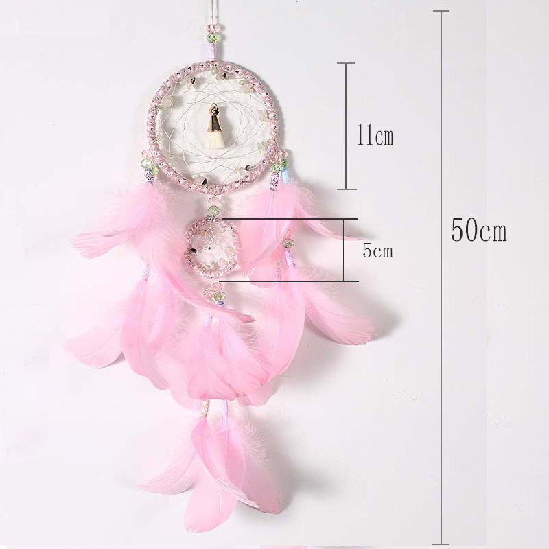 Title 2, Cute Girl Decorative Pendant Dream Catcher Wind...