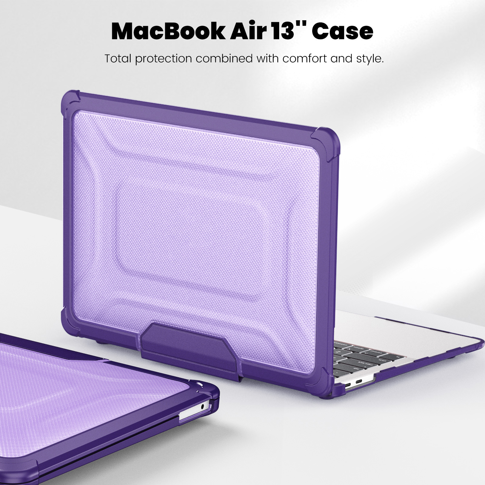 Title 8, Air13 Laptop Case Transparent Frosted Cooling B...