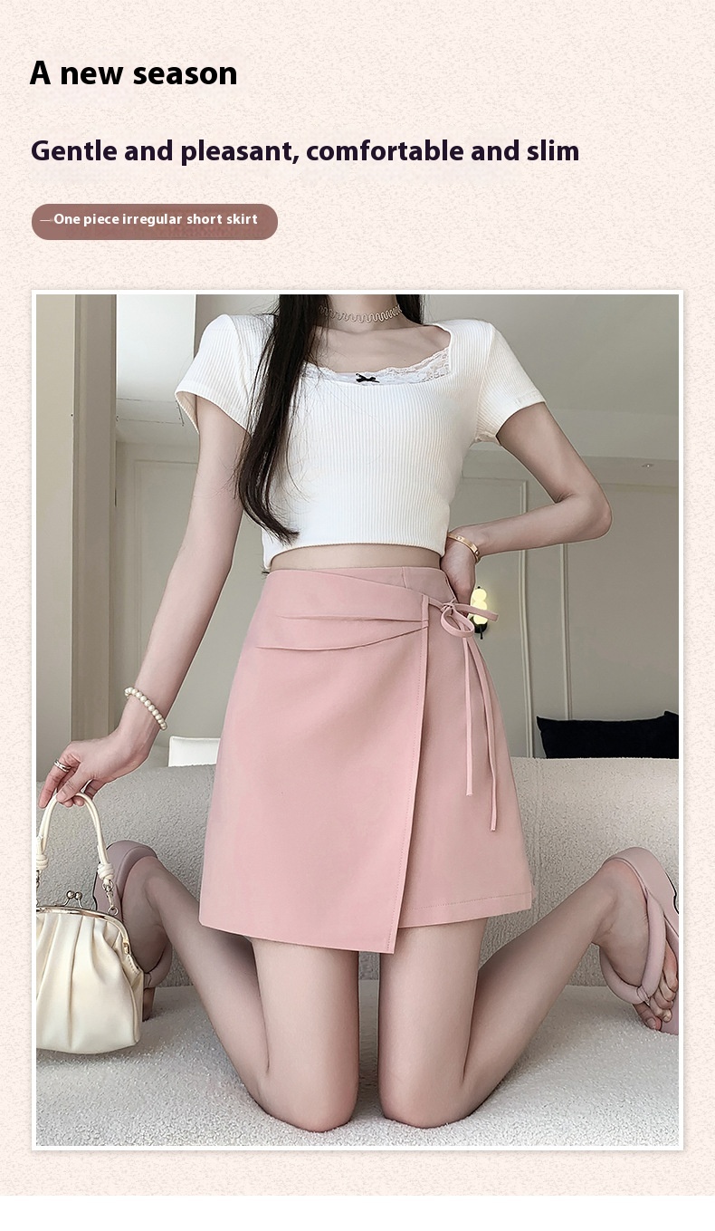 Title 11, Lace-up asymmetric skirt, new Chinese style, pl...