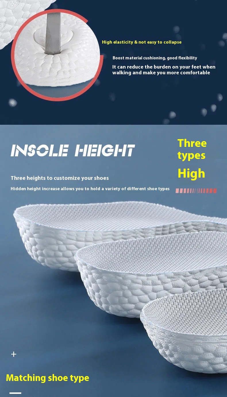 Title 2, Inner Heightening Shoe Pad Invisible Arch Suppo...