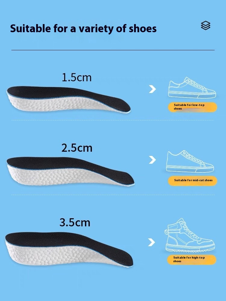 Title 5, Inner Heightening Shoe Pad Invisible Arch Suppo...