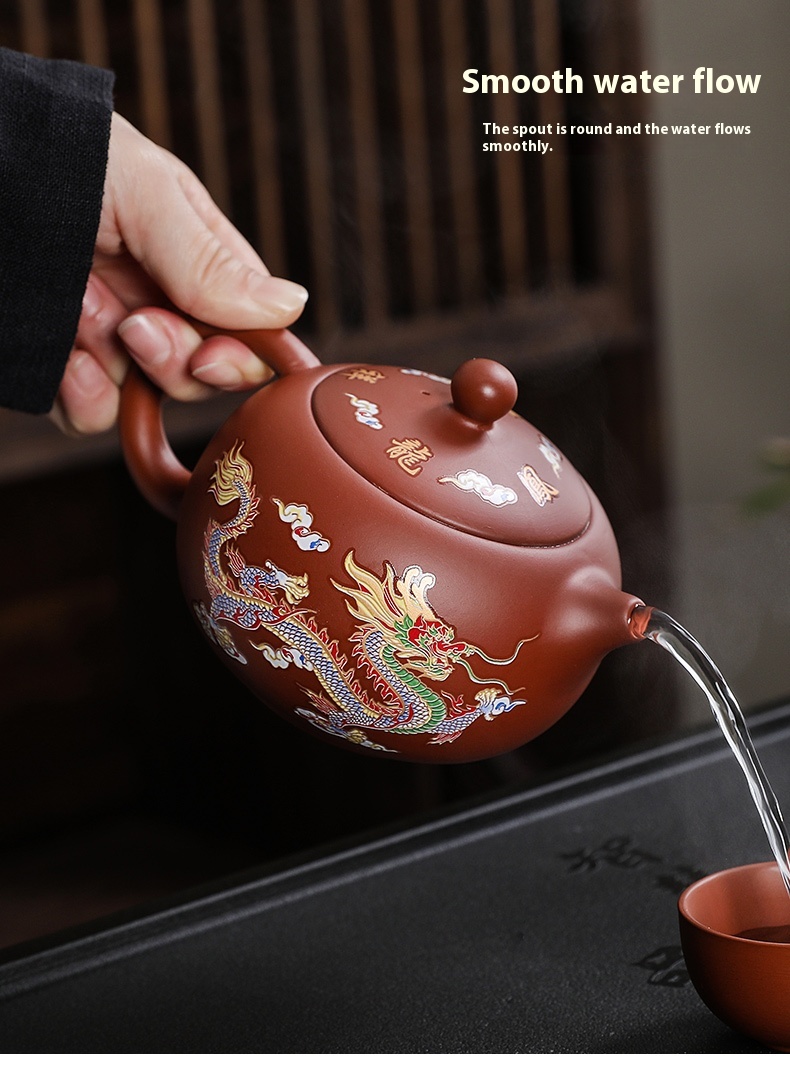 Title 3, Household Purple Sand Color-changing Teapot Kun...