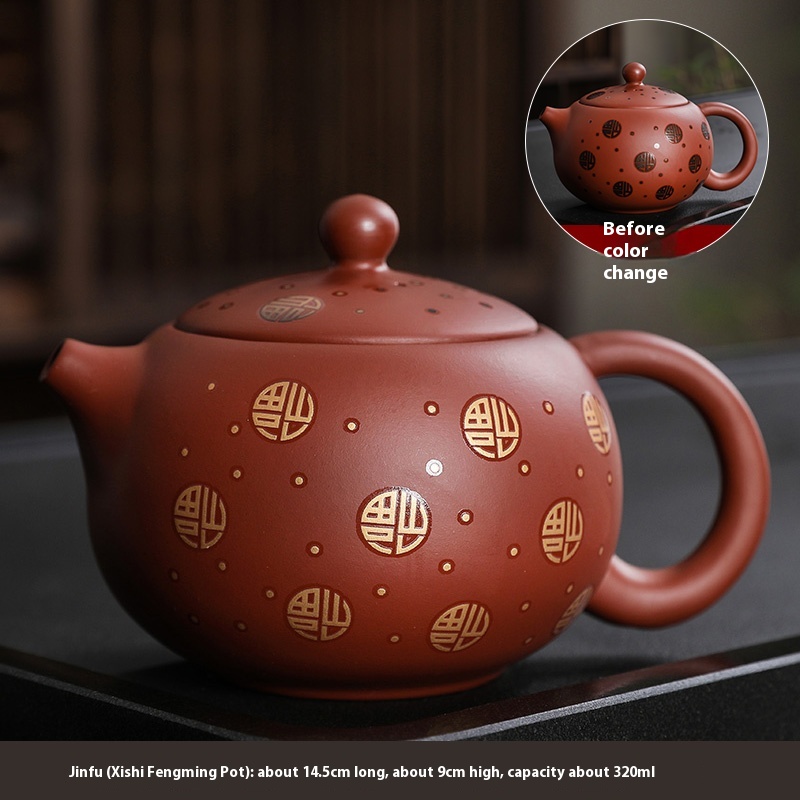 Title 10, Household Purple Sand Color-changing Teapot Kun...