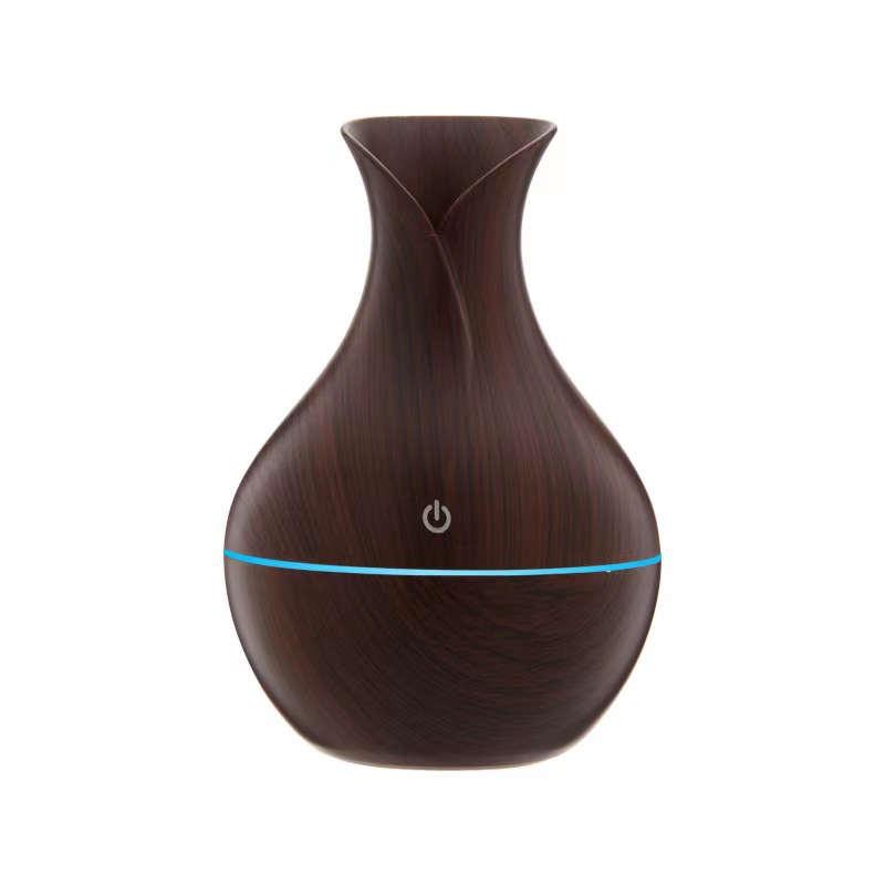 Title 14, USB Wood Grain Mushroom Humidifier Household Mi...