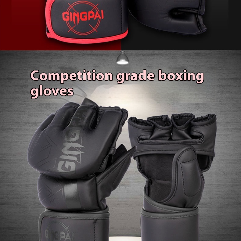 Title 10, Fight Sanda Training Gloves Combat Sandbag Brea...