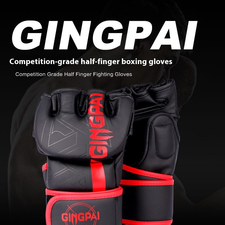 Title 15, Fight Sanda Training Gloves Combat Sandbag Brea...