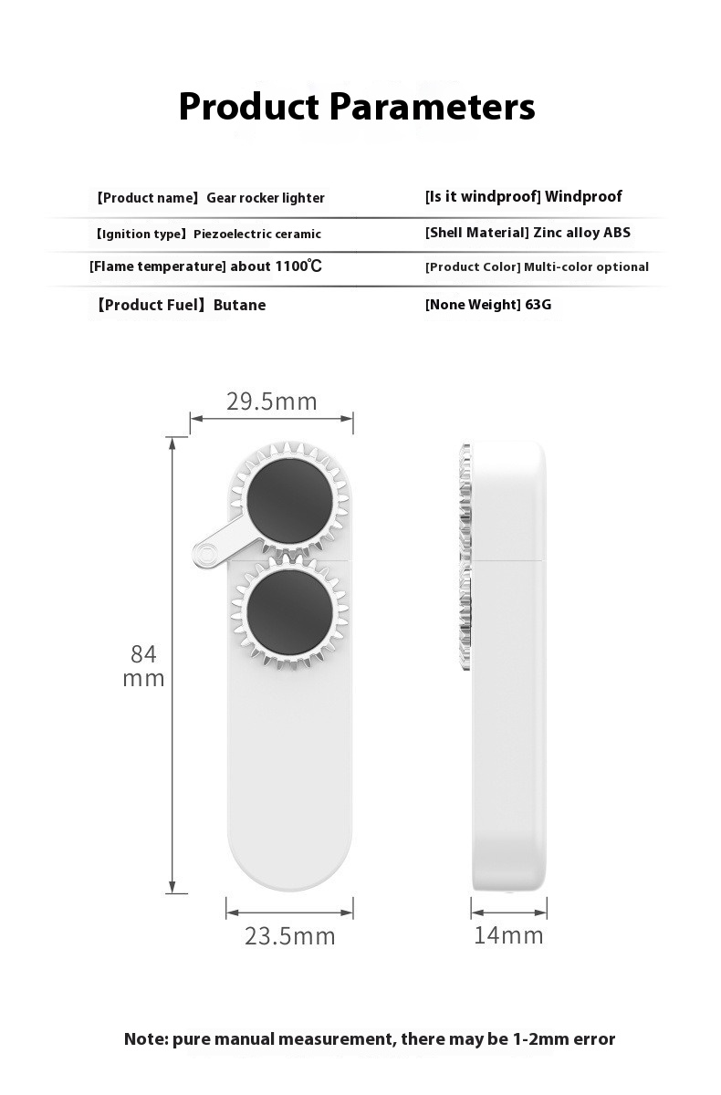 Title 3, Creative Gear Rocker Arm Lighter Rotating Gear ...