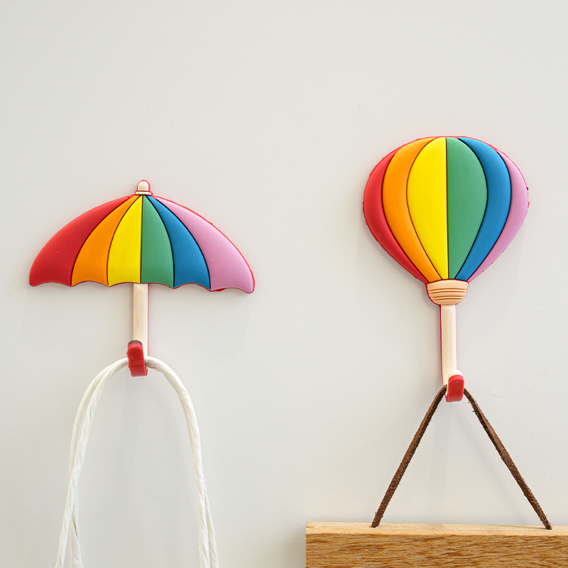 Title 1, Punch-free Creative Rainbow Umbrella Balloon St...