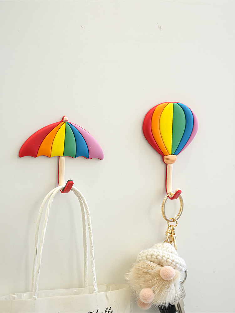 Title 3, Punch-free Creative Rainbow Umbrella Balloon St...