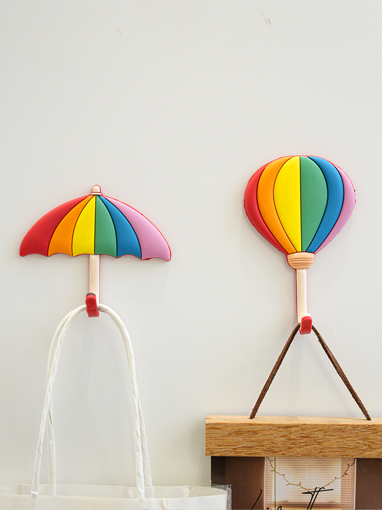 Title 4, Punch-free Creative Rainbow Umbrella Balloon St...