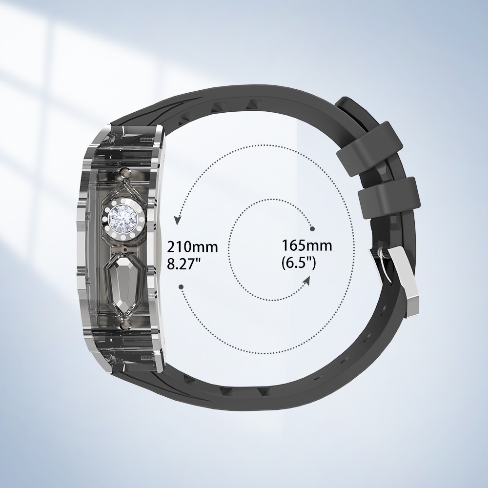 Title 5, 316L Stainless Steel Watch Case Silicone