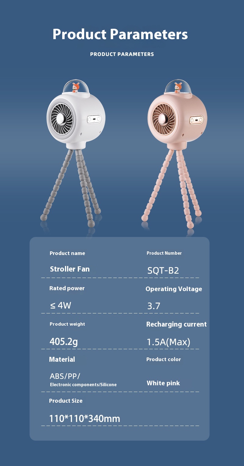 Title 1, Ventilateur pour poussette Octopus Little Fan à...