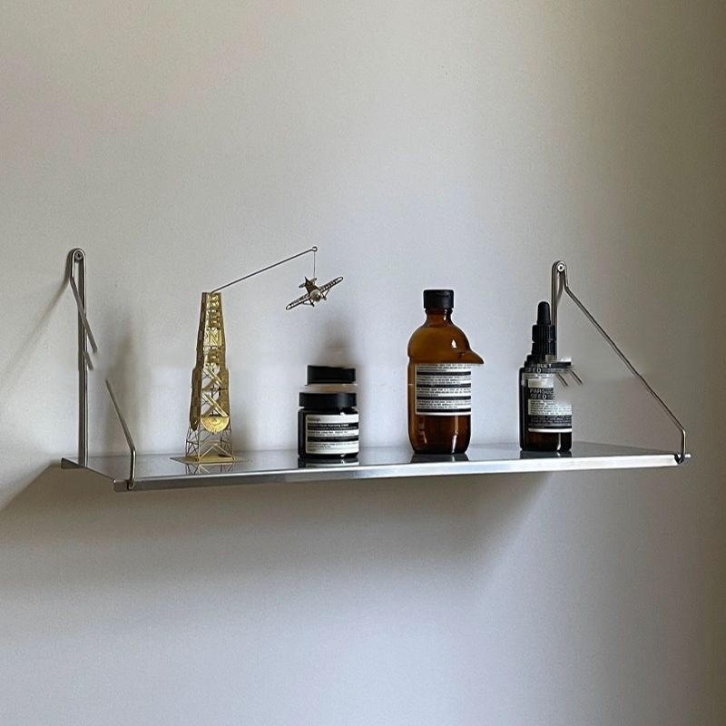 Title 3, Medieval Stainless Steel Wall Storage Rack In-l...